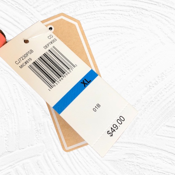 Copper Key Peach & Yellow Dress Size XL - Picture 6 of 7